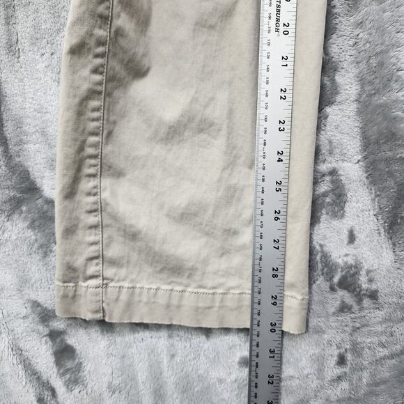 Dockers Pants Womens 4 Beige Khaki Favorite Fit Jaelynn Mid Rise Trouser Leg - Picture 9 of 11